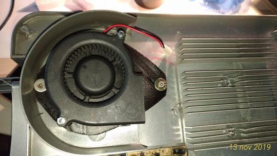 mini fridge fan adapter adattatore ventola minifrigo redpah 3d print model - Mito3D