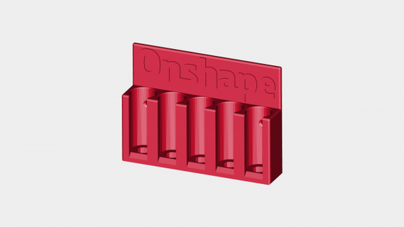 onshape Marker Halter Unterstützung redpah 3d print model - Mito3D