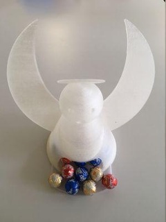 christmas angel candy dispenser 2 sizes redpah 3d print model - Mito3D