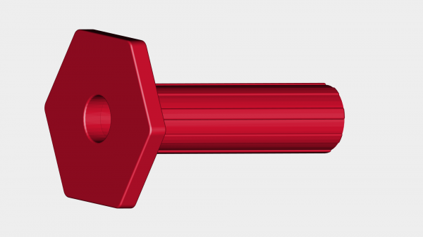 impugnatura scalpello tpu rossa 3D print model - Mito3D