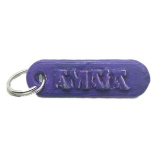 amaia personnalisé porte clés relief lettres redpah 3d print model - Mito3D