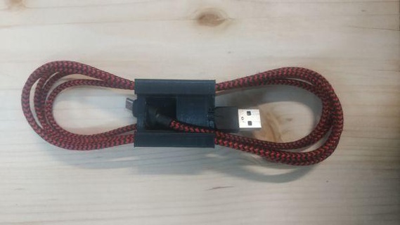 cable soporte apilable redpah 3d print model - Mito3D