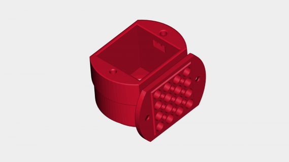 filtro tazza assy msa maschera rossa 3d print model - Mito3D