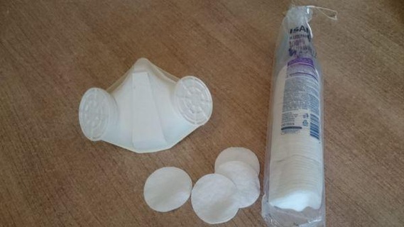 makeshift dust mask respirator redpah 3d print model - Mito3D