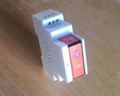 estruendo carril caja enocean relé cambiar interruptor redpah 3d print model - Mito3D
