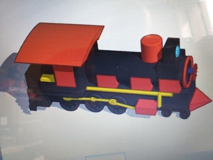 ancien vapeur locomotive redpah 3d print model - Mito3D