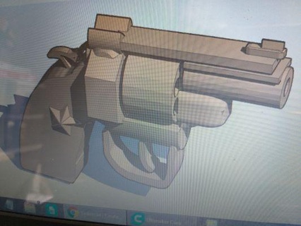 38 spécial revolver redpah 3d print model - Mito3D