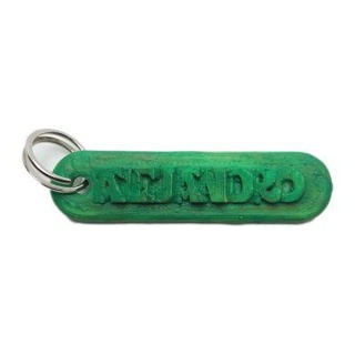 alejandro personalized keychain embossed letters redpah 3d print model - Mito3D