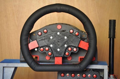 simracing ffb base steering wheel redpah 3d print model - Mito3D