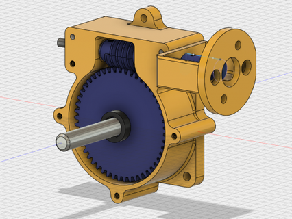 3d printed gearbox hand redpah 3d print model - Mito3D