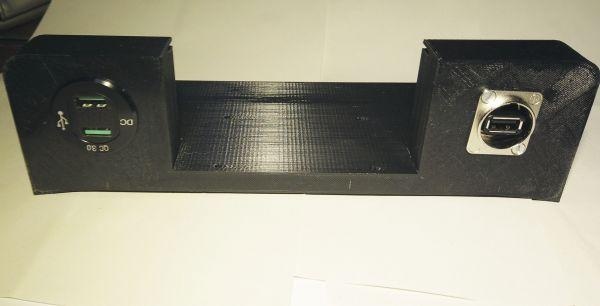 mini tablero Clásico fíat 500 redpah 3d print model - Mito3D