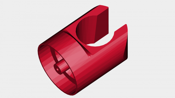doccia attaccamento attacco rossa 3d print model - Mito3D