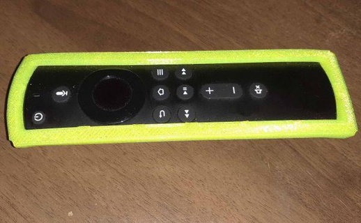 amazon Firescick distanza conchiglia guscio telecomando rossa 3d print model - Mito3D