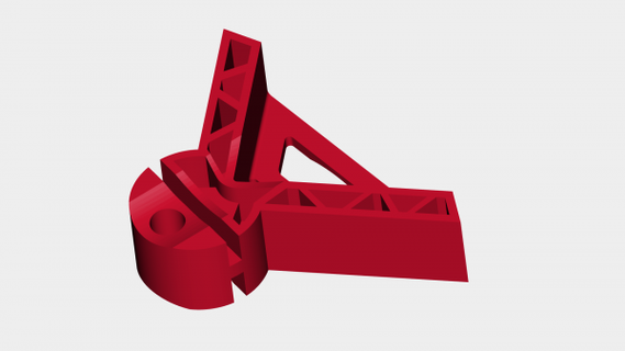 diagonal medição fita ferramenta redpah 3d print model - Mito3D