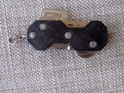small heavy duty keychain redpah 3d print model - Mito3D