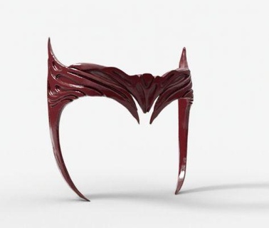 scarlet witch tiara redpah 3d print model - Mito3D