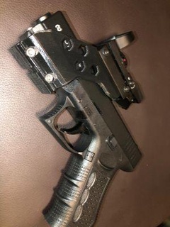 pistola óptico montar glock picatinny tejedor redpah 3d print model - Mito3D