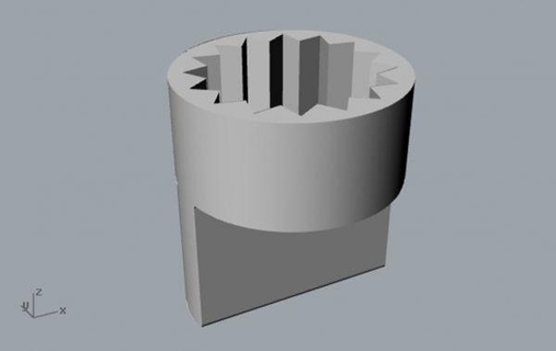 éclat forger créateur chaleur lit Plate forme bouton redpah 3d print model - Mito3D