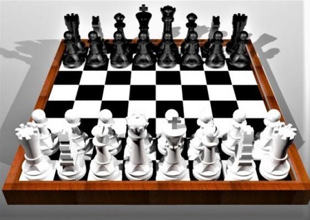 chess board redpah 3d print model - Mito3D