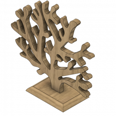 coral jewelry box redpah 3D print model - Mito3D
