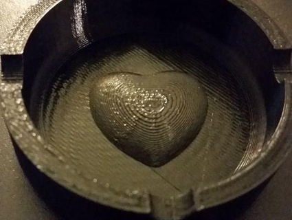 ashtray heart redpah 3d print model - Mito3D
