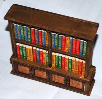 classic bookcase redpah 3d print model - Mito3D