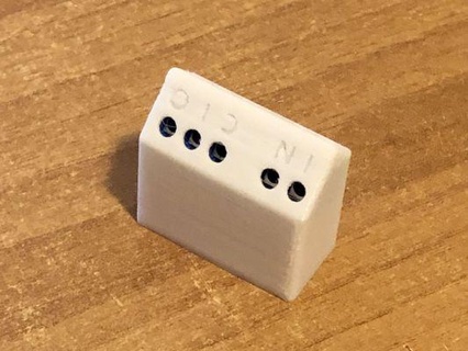 mini relais boîte 1 nc Contacts redpah 3d print model - Mito3D
