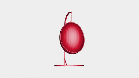 nido swing rossa 3d print model - Mito3D