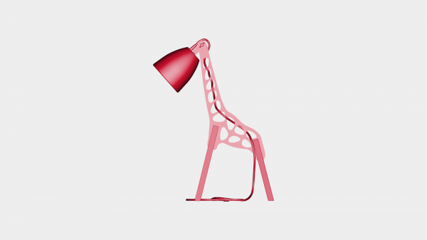 floor lamp giraffe redpah 3D print model - Mito3D
