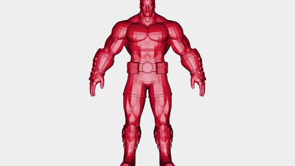 colosso carattere supereroe meraviglia i fumetti universo rossa 3D print model - Mito3D