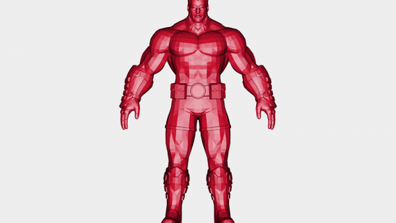 colosso personagem Super heroi maravilha histórias quadrinhos universo redpah 3d print model - Mito3D