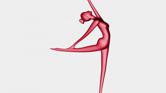 estatueta bailarina redpah 3d print model - Mito3D