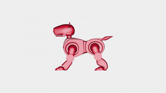 robot chien redpah 3d print model - Mito3D