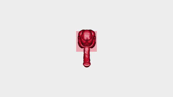 figurina bar torreggiato rossa 3d print model - Mito3D