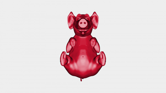positive pig redpah 3d print model - Mito3D