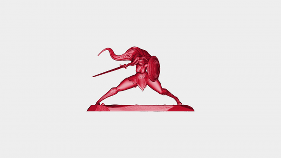 attacco rossa 3d print model - Mito3D