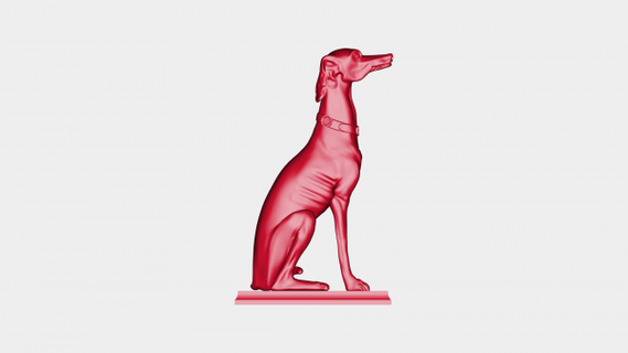 greyhound redpah 3d print model - Mito3D