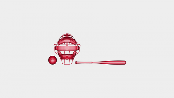 Baseball Spieler Outfit redpah 3d print model - Mito3D