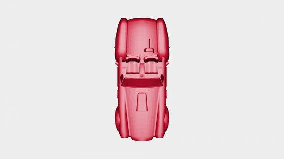 Britannico gli sport macchina ac cobra rossa 3d print model - Mito3D