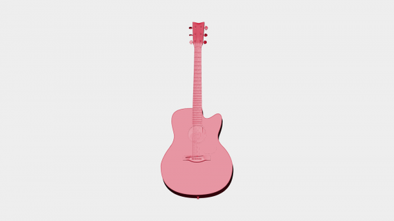 guitare redpah 3d print model - Mito3D