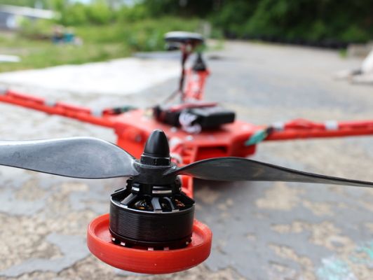 delta elite 3d printable quadcopter redpah 3D print model - Mito3D