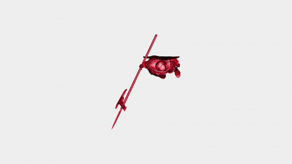 cavaliere guerra rossa 3d print model - Mito3D