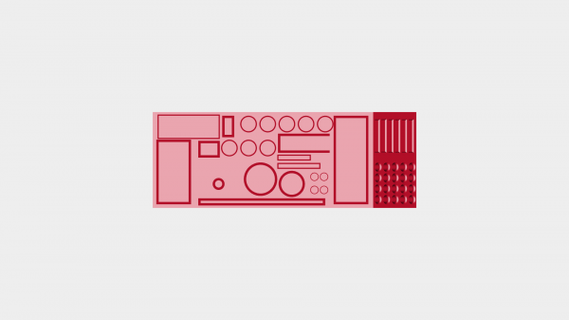 ender 6 cassetta degli attrezzi rossa 3d print model - Mito3D