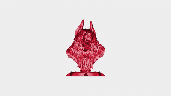 relleno perro lobo redpah 3d print model - Mito3D