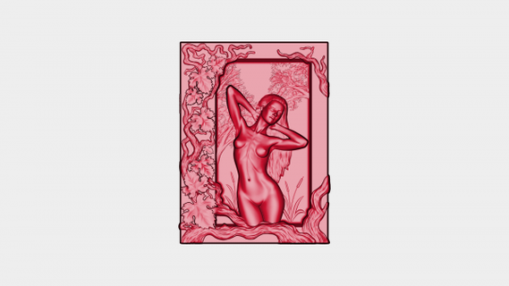 vigilia giardino Eden rossa 3d print model - Mito3D