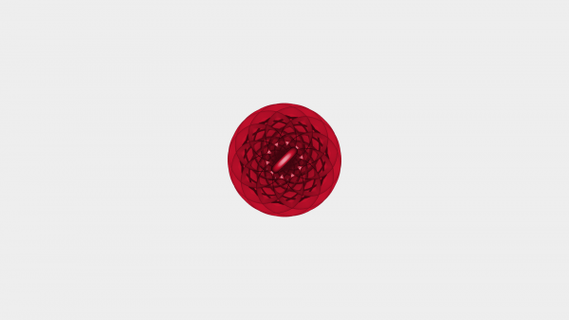 reticolo ornamento rossa 3d print model - Mito3D