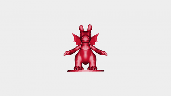 dragon redpah 3d print model - Mito3D