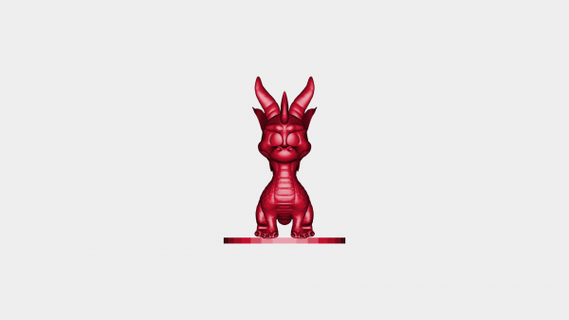 Dragão spyro redpah 3d print model - Mito3D
