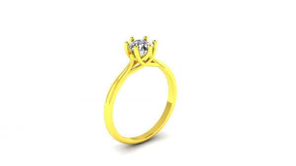 Engagement Ring redpah 3D print model - Mito3D