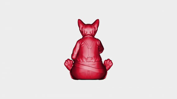Sphinx Katze redpah 3d print model - Mito3D